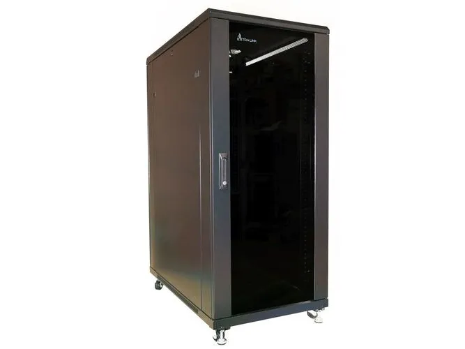 Extralink - Rack kabinet - 600x1000 mm - gulvstående - sort - 27U - 19
