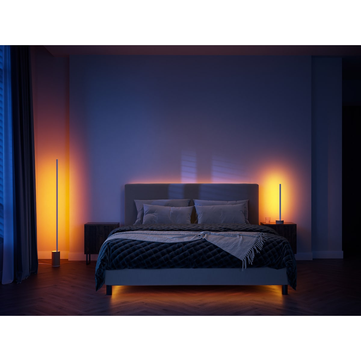 Philips Hue Gradient Signe bordlampe (eik)