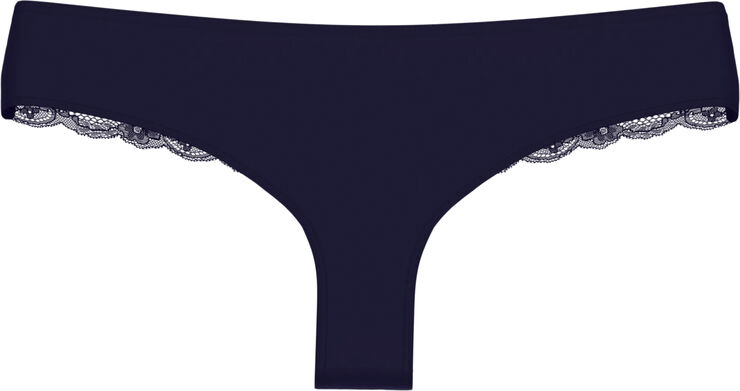 Triumph Lovely Micro Brazilian String Dark blue