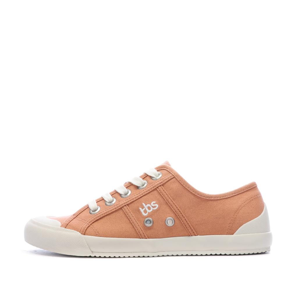 TBS Baskets en Toile Corail Femme TBS Opiace