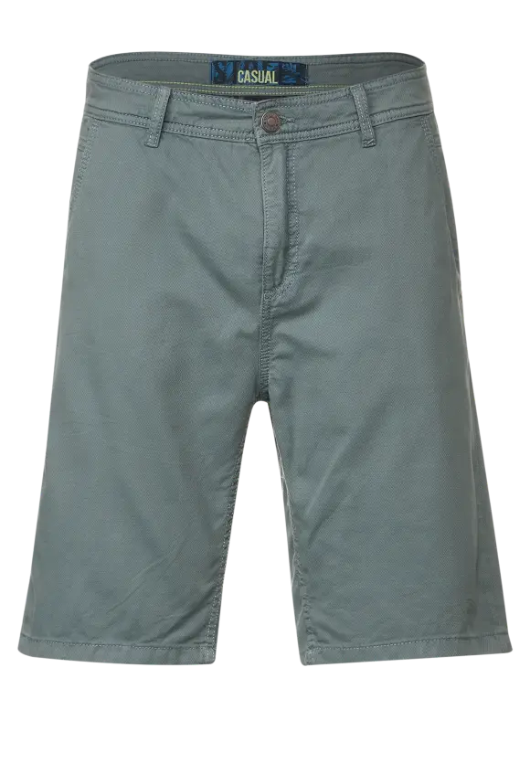 Regular Fit Chinoshorts - zinc blue