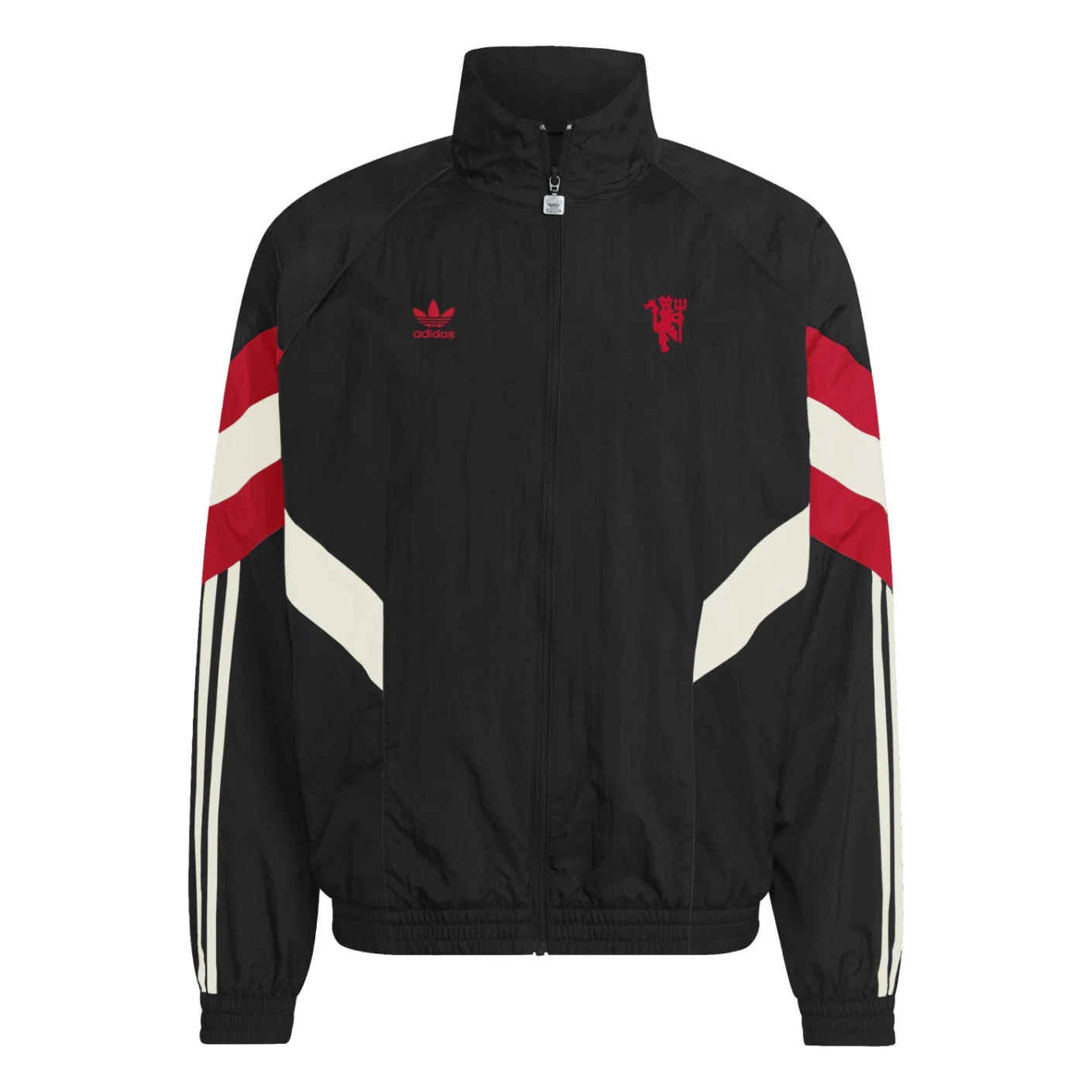 adidas Manchester United Originals Trainingspak Full-Zip 2024-2025 Zwart Wit Rood