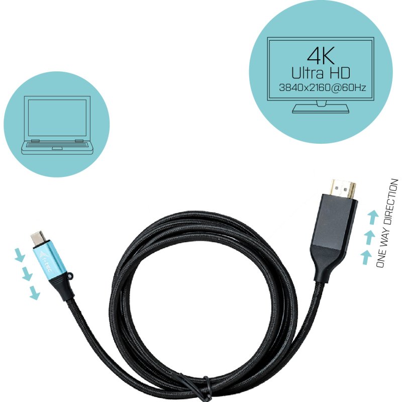 i-tec USB-C HDMI Cable Adapter 4K / 60 Hz 150cm