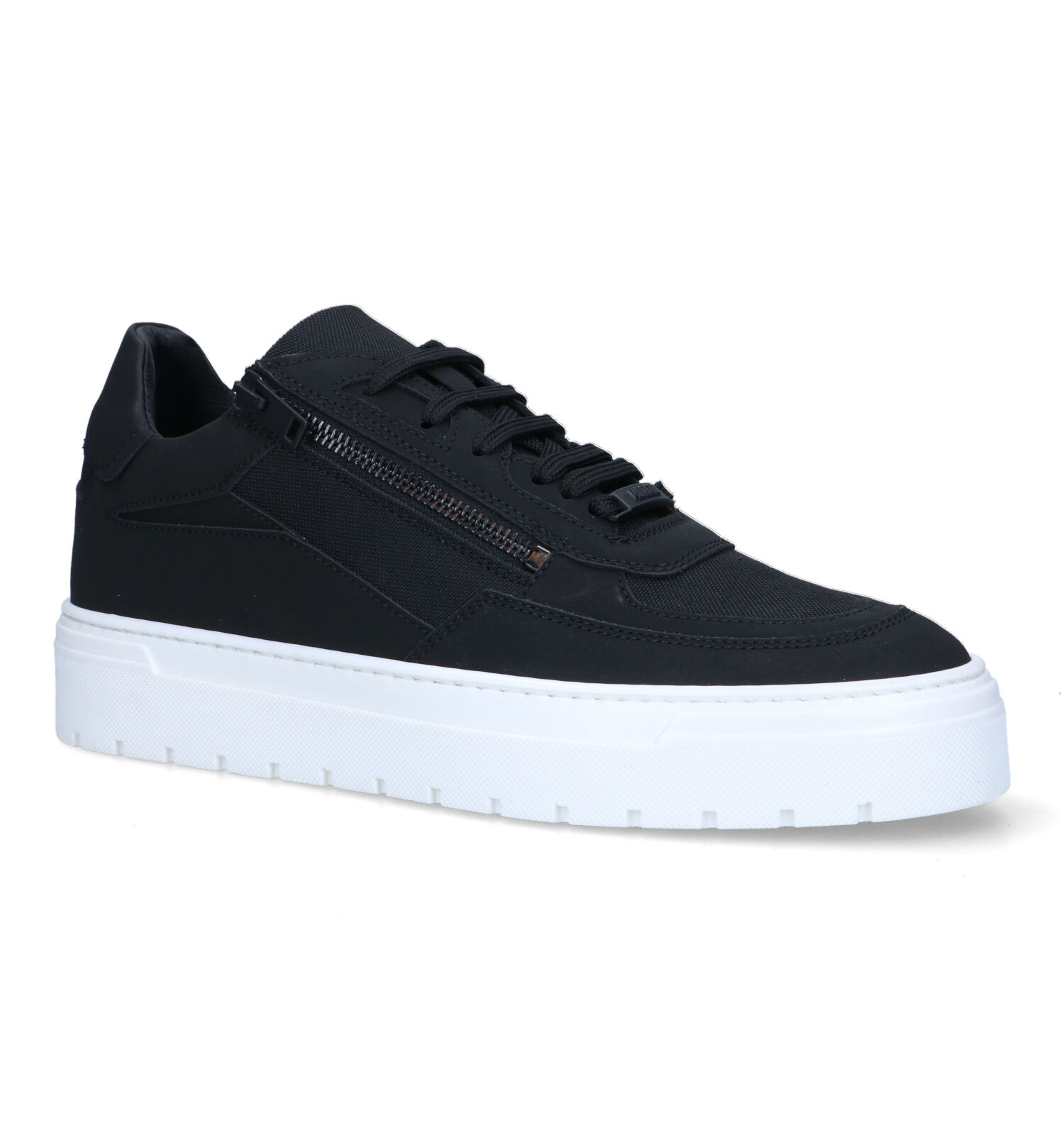 Veterschoenen zwart