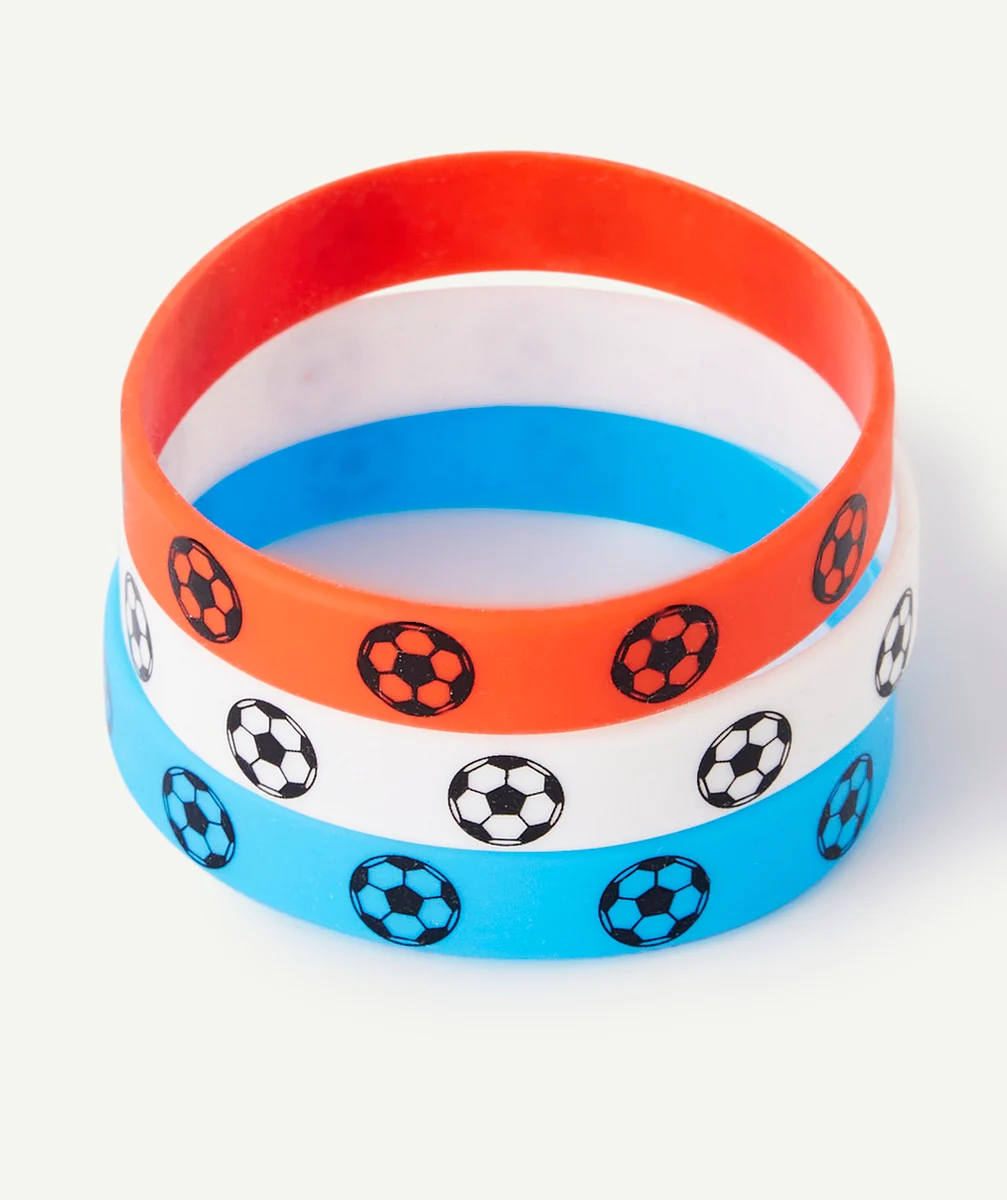BRACELET BLEU BLANC ET ROUGE FOOTBALL