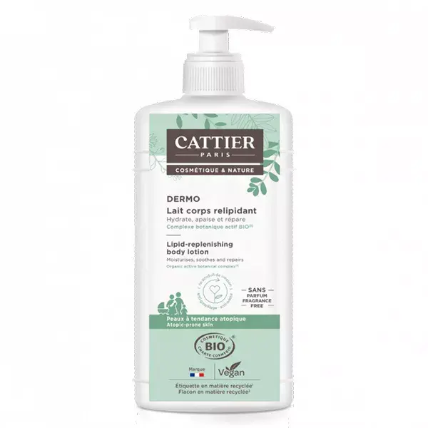 Loção Corporal Cattier Organic Repositora de Lipídios 500ml