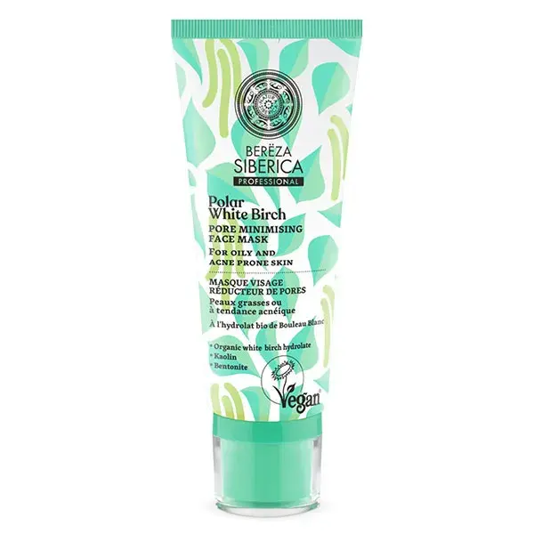 Máscara facial redutora de poros Natura Siberica 100ml