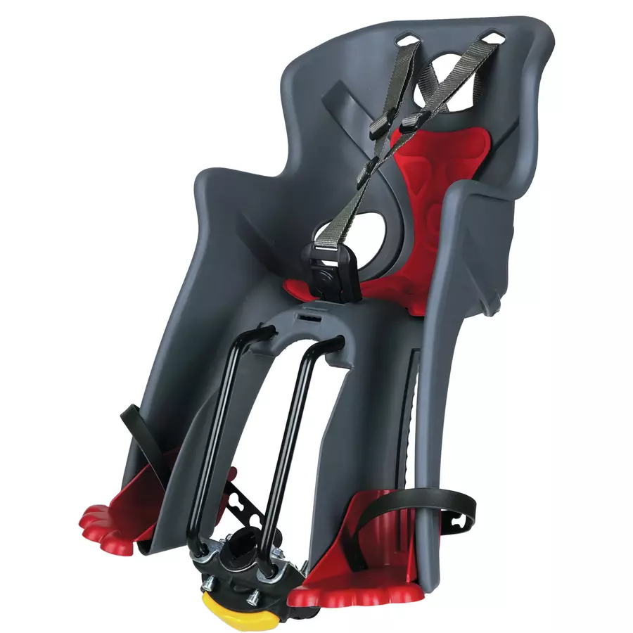 BELLELLI Kindersitz Fahrrad Rabbit Multifix Frame Mount Dark Grey