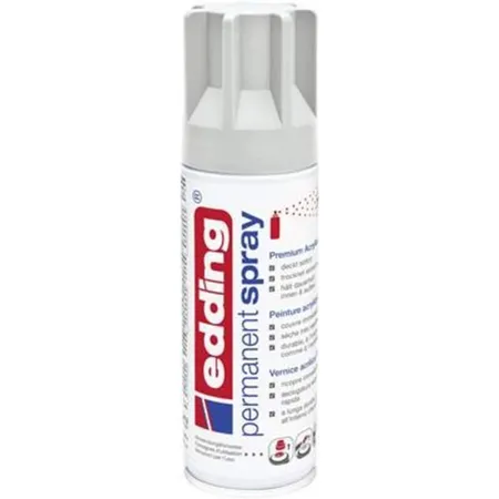edding 5200 Permanent Spray Premium-Acryllack, seidenmatt, 200ml, lichtgrau