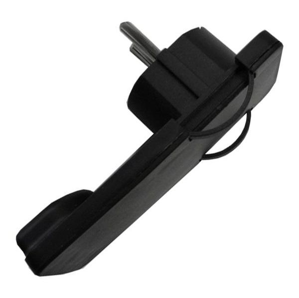 EDM Ficha Macho T/ Shuck Lateral Extra-fina (preto) - 40081