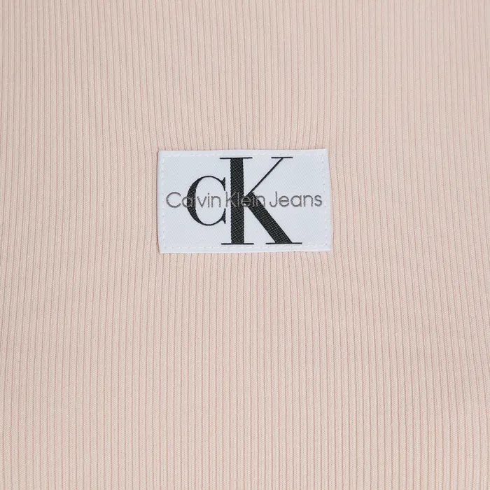 Calvin Klein Woven Label Rib Slim Shirt Dames