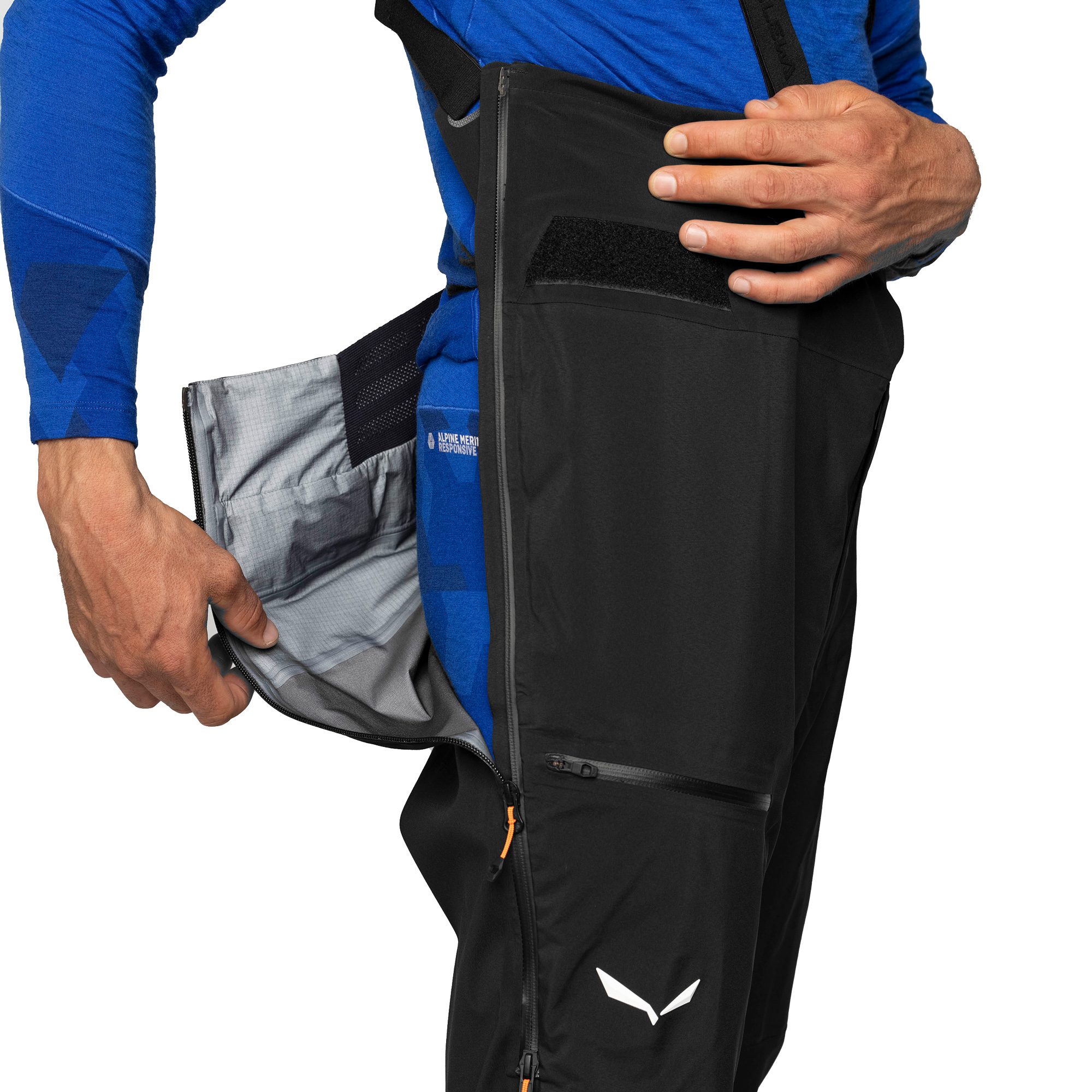 SALEWA Ortles GORE-TEX® Pro Strech Hardshellhose Herren black out