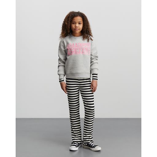 Mads Nørgaard Organic Sweat Talinka Sweatshirt, Light Grey Melange, 14 år
