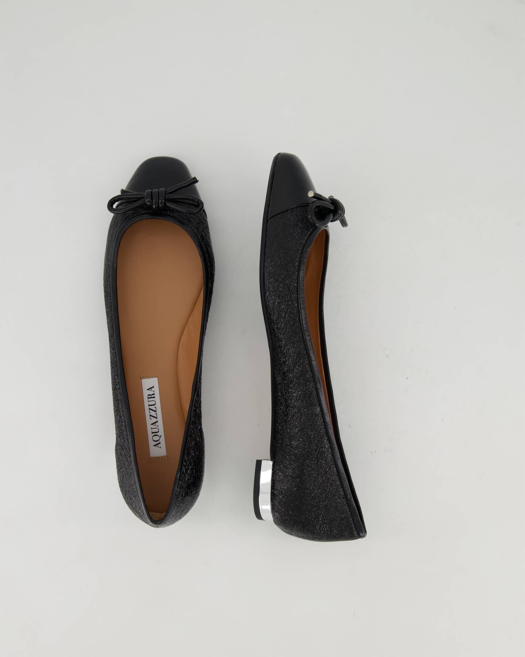 Aquazzura| Damen Ballerinas PARISINA BALLET NAPPA CRACKED GLOSS