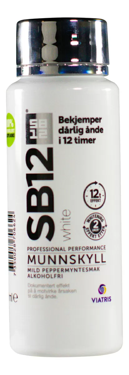 SB12 White Mundskyl - 250 ml.