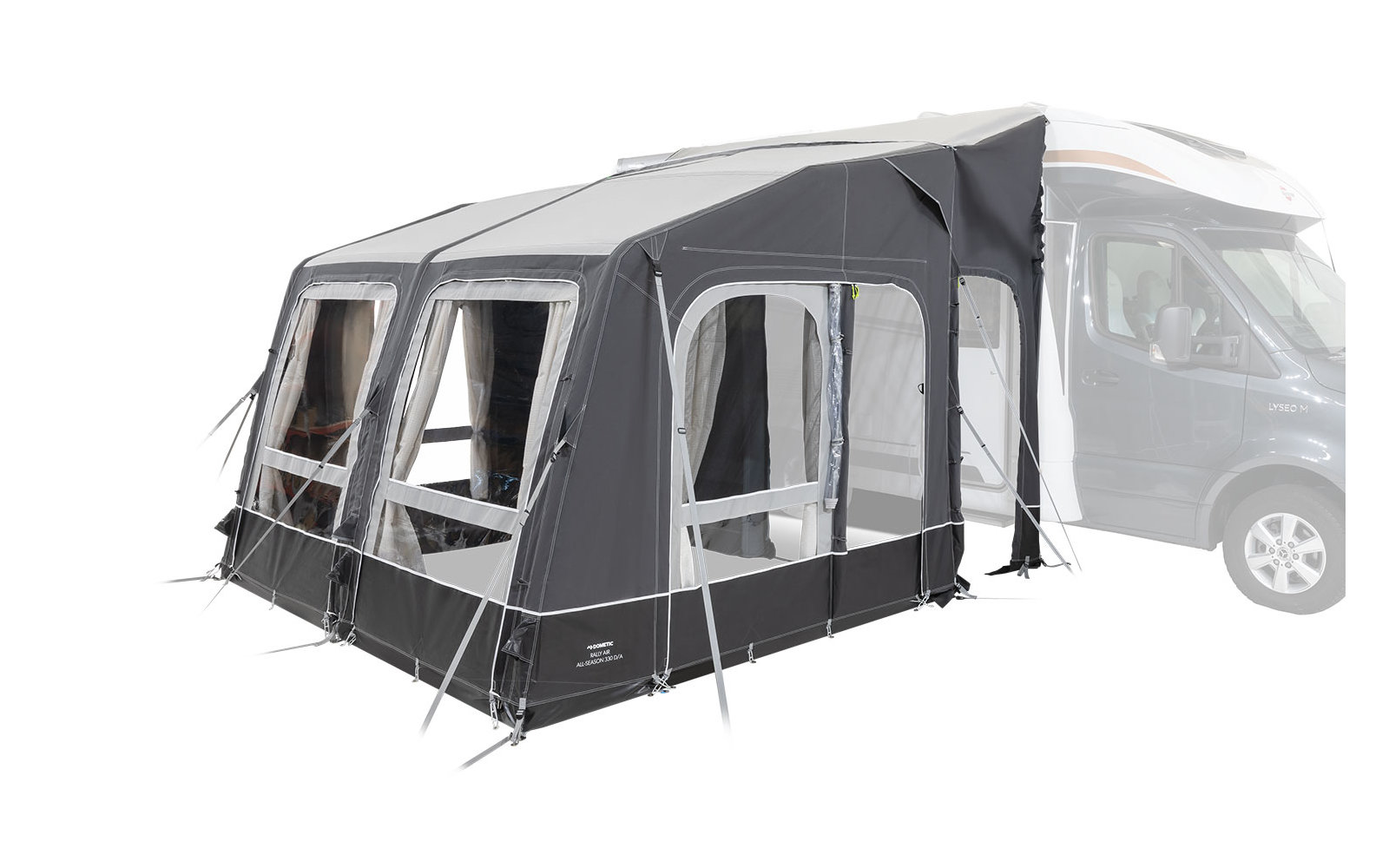 Dometic Rally Air All-Season 330 Drive-Away Luftvorzelt für Reisemobil & Wohnwagen mit aufblasbarem Gestänge