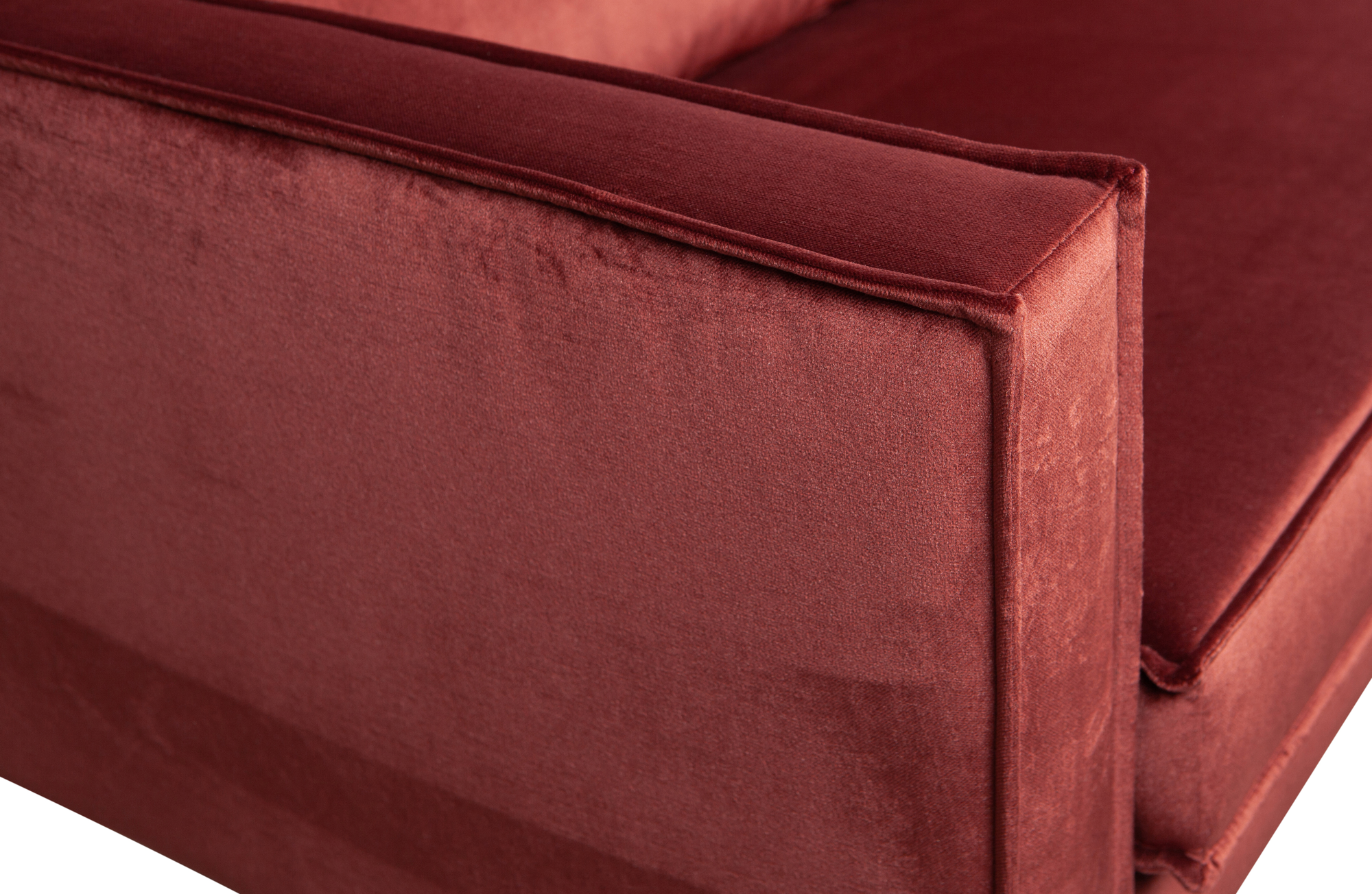 Bank Rodeo 2,5-zits velvet - Chestnut