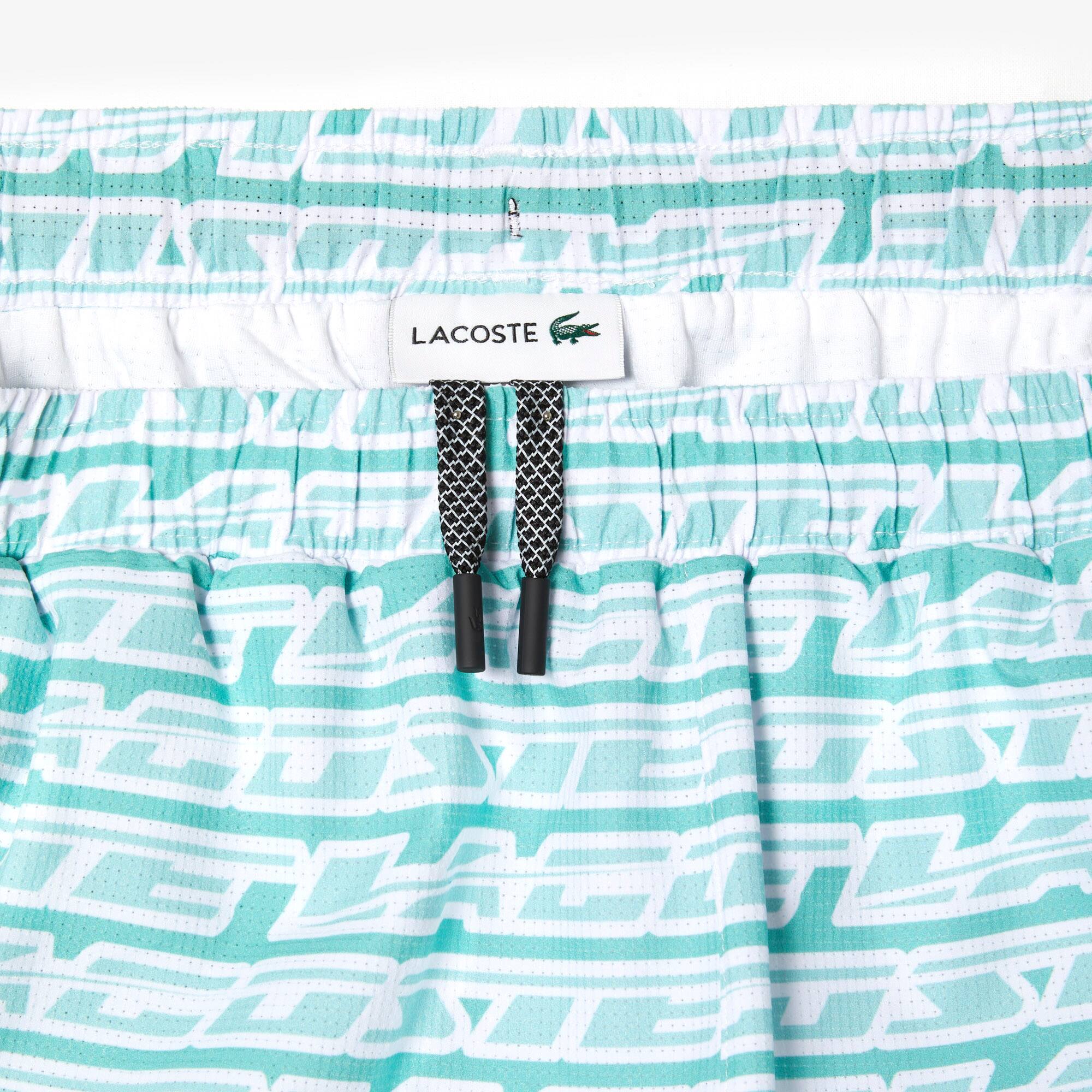 Short de bain homme Lacoste imprimé graphique bicolore Maillots de bain - Vert - Lacoste - Homme