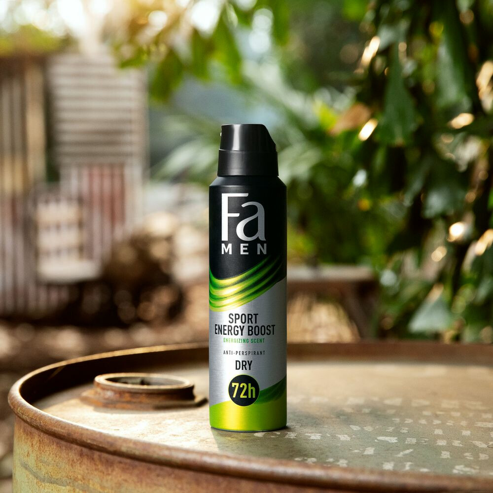 6x Fa Men Deodorant Spray Sport Energy Boost150 ml