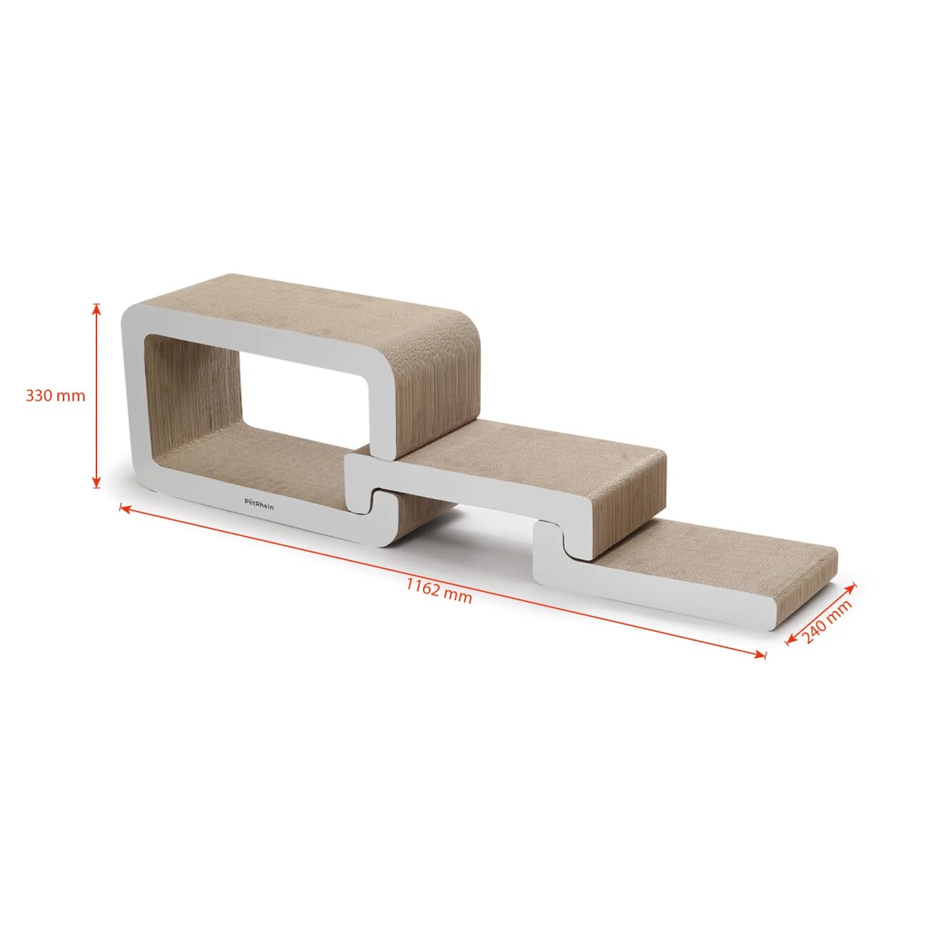 PetRhein AstroPet 3-in-1 Katzenhöhle & Kratzpappe Aura Ridge