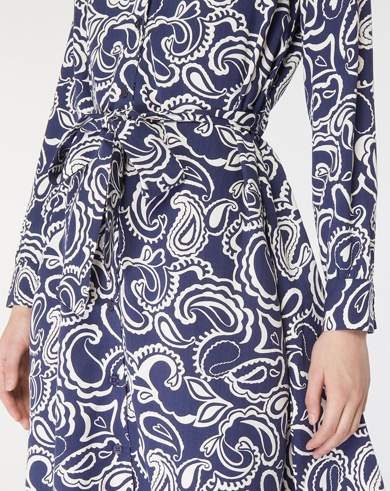 Jodhpur Robe Atoll imprimée bandana bleu marine