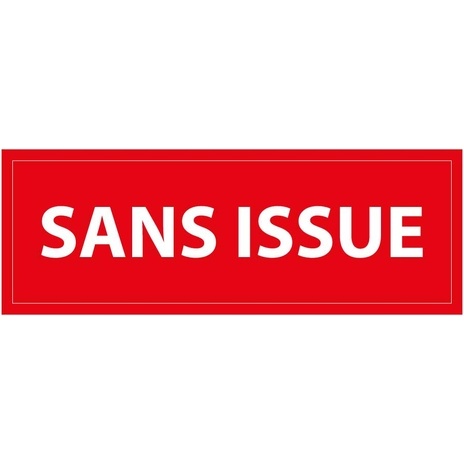 Panneau de signalisation - Pictogramme Sans issue - Rectangulaire
