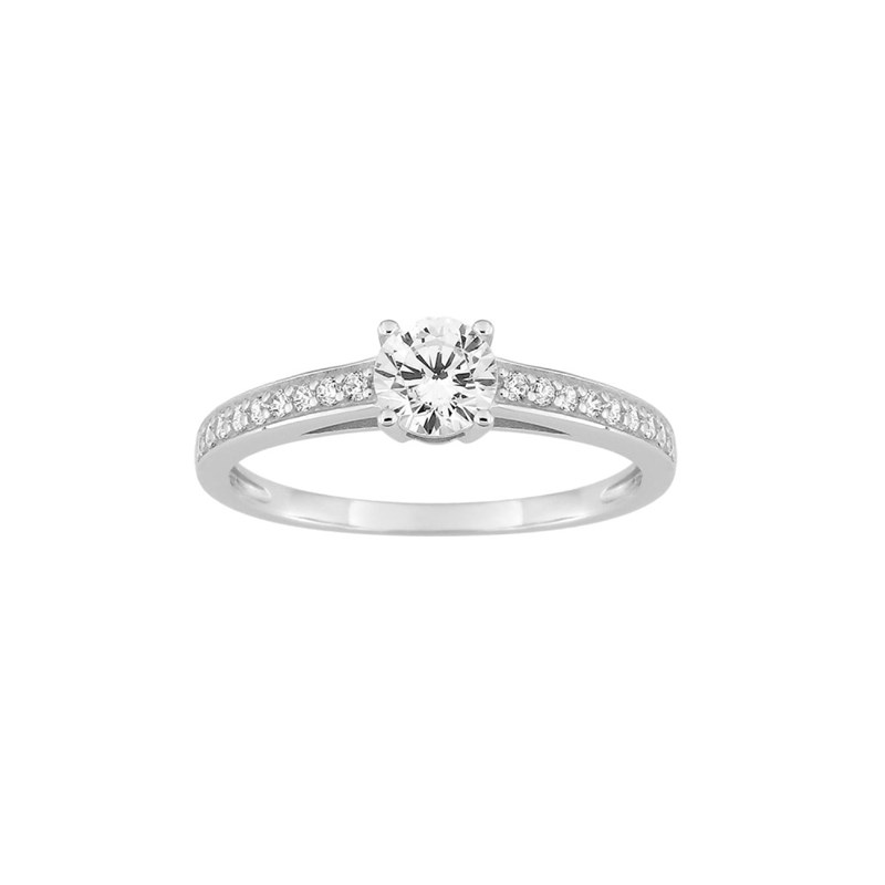 Bague Femme - Oxyde de zirconium - Or 18 Carats