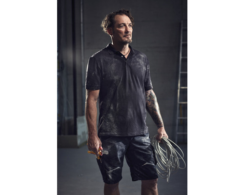 Poloshirt Hammer Workwear zwart maat XXL