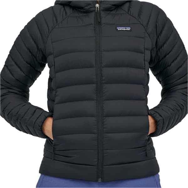 Doudoune randonnée PATAGONIA W'S DOWN SWEATER HOODY BLACK
