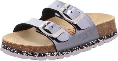 Superfit Fussbett Slippers, Lysegrå