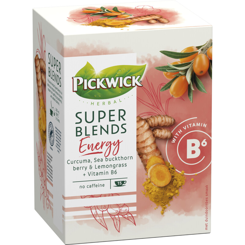 Pickwick Super blends energy kruidenthee