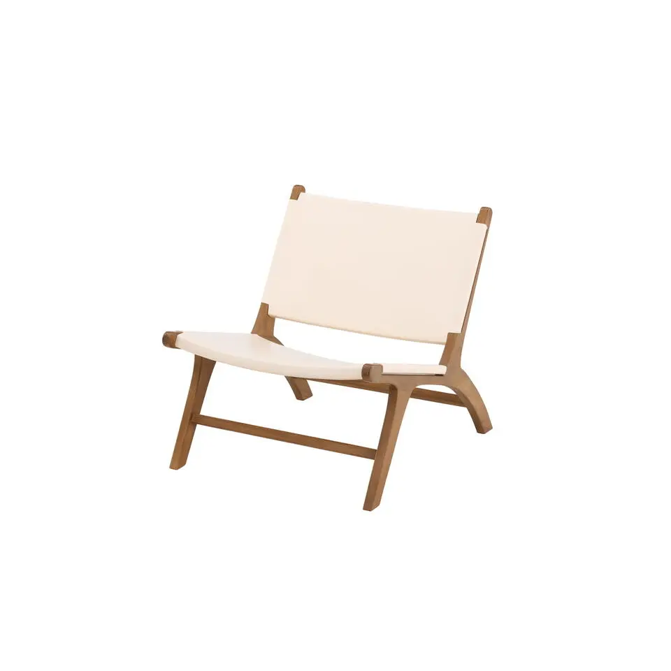 Loungestoel Naturel Teakhout - Rike