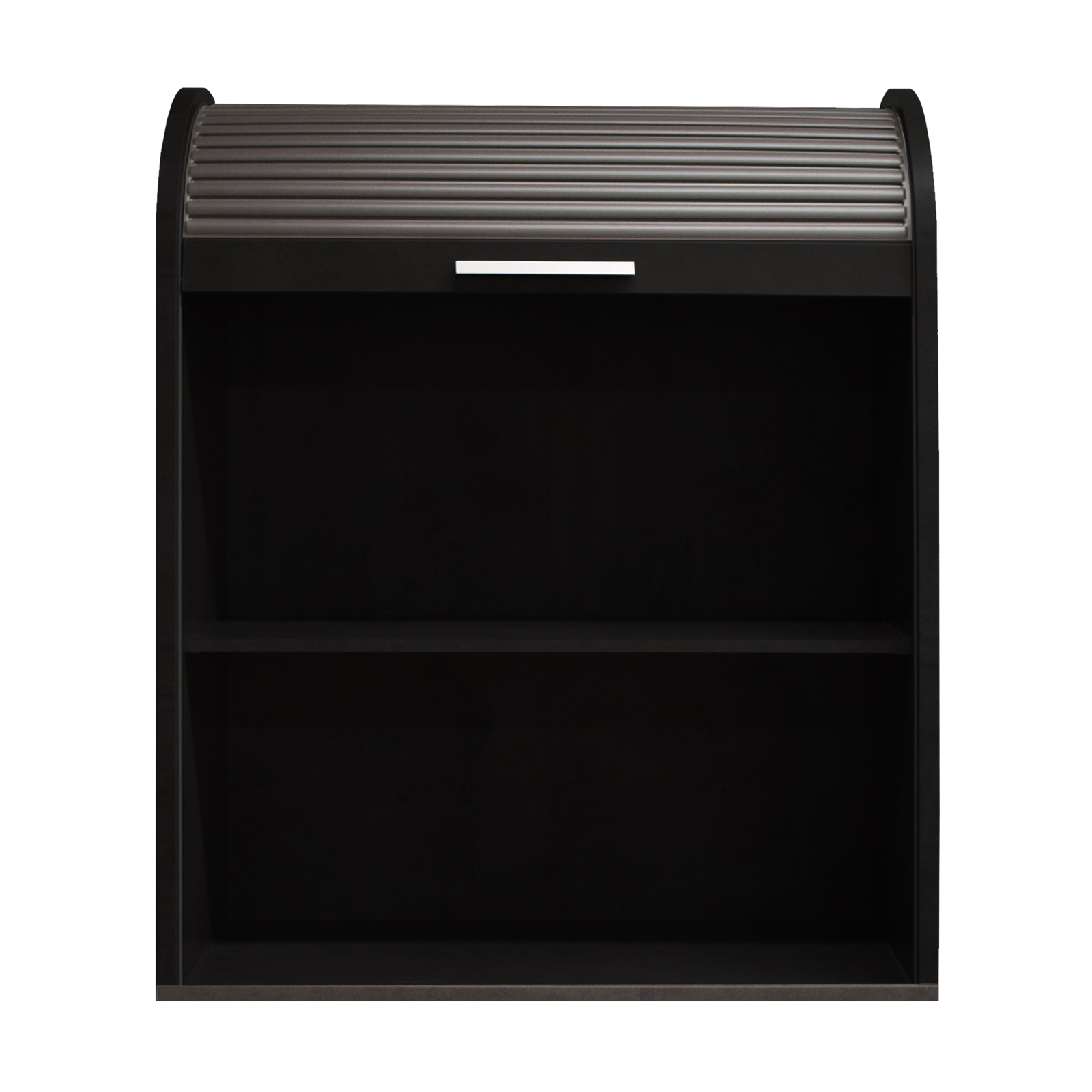 Jalousieschrank - Schwarzstahloptik-Graphitoptik - 69 cm