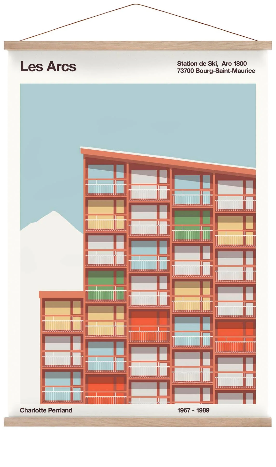 Les arcs, Charlotte Perriand von Florent Bodart