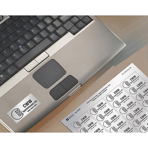 Etiquette ultra résistante laser 45,7 x 21,2 mm Avery L6009-20 grise - Pochette de 960