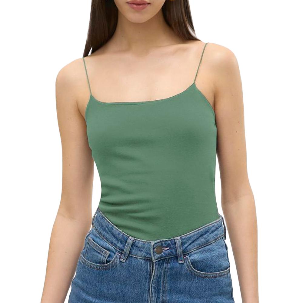 Vero Moda Débardeur Vert Femme Vero Moda Cam