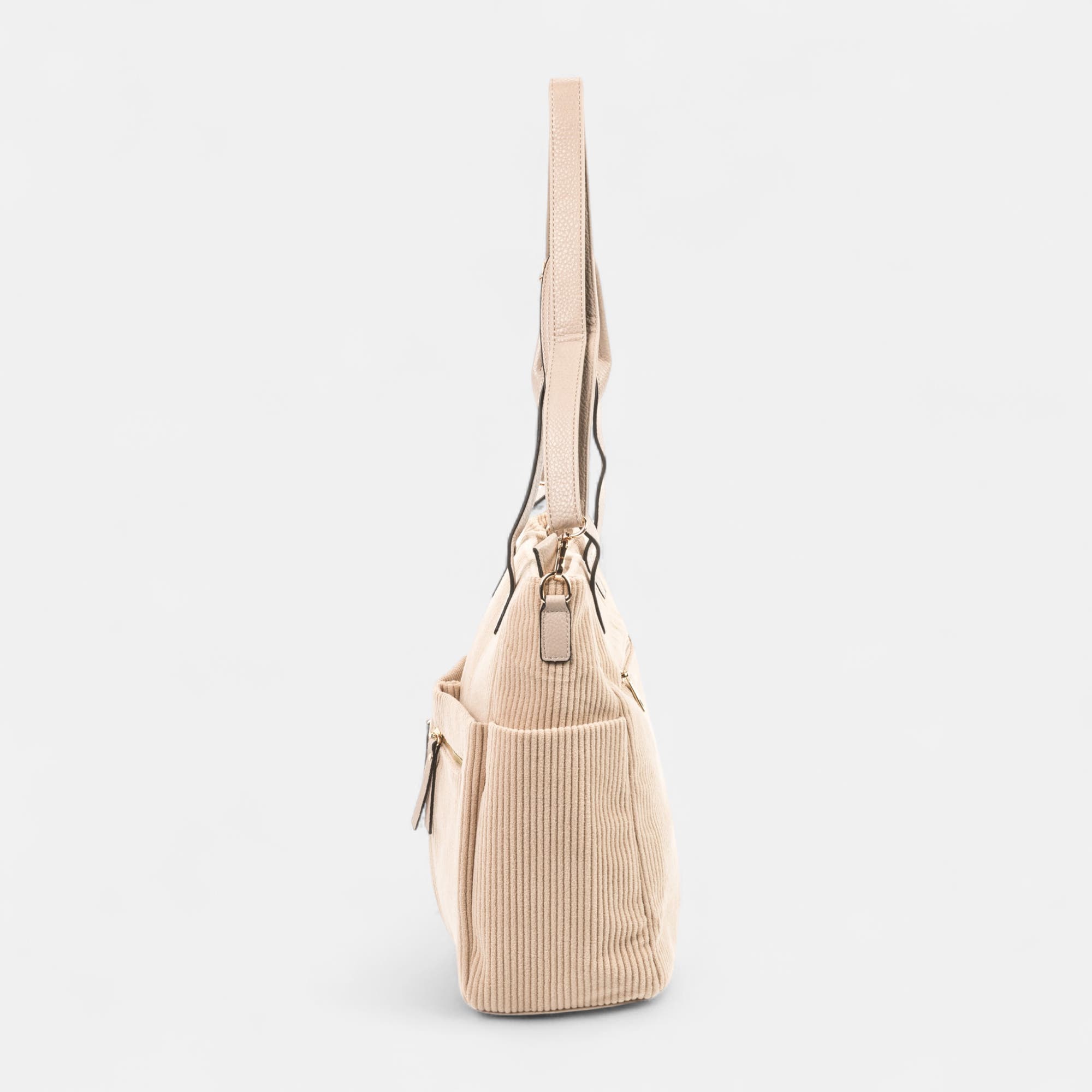 Sac de shopping beige