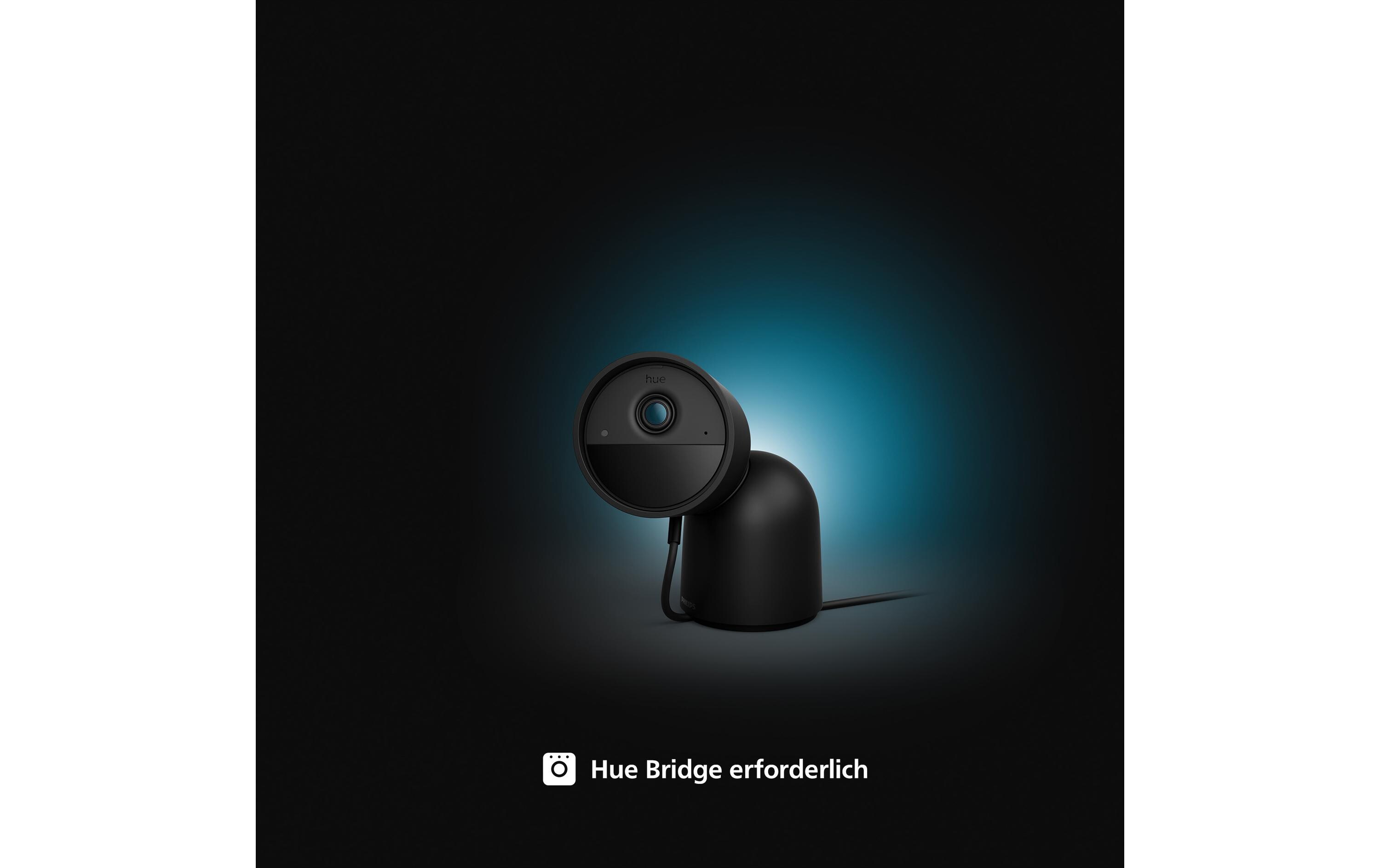 Secure kabelgebundene Kamera mit Standfuss Schwarz<br>Netzwerkkameras: intelligentes Zuhause, intelligentere Sicherheit