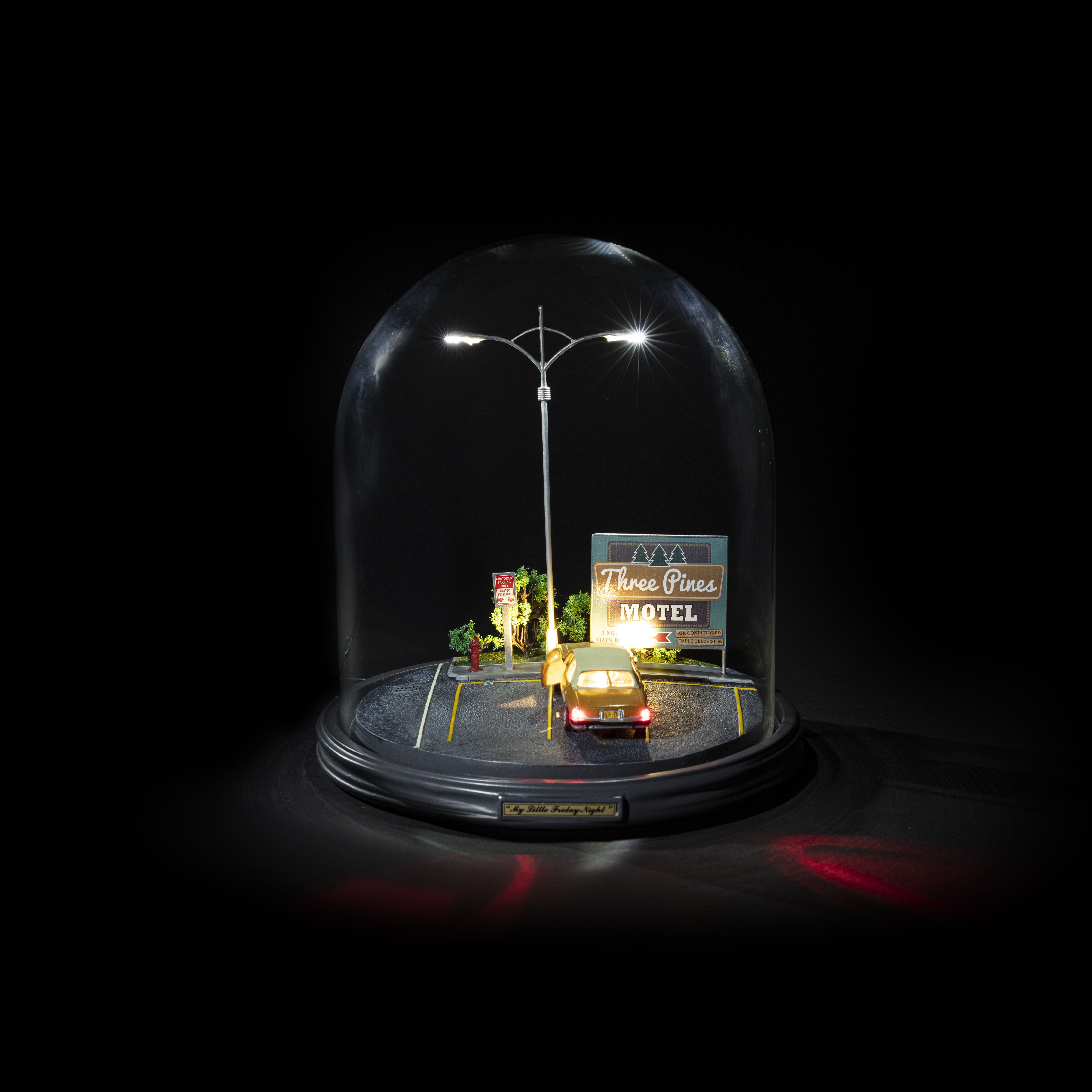 MY LITTLE FRIDAY NIGHT LED - Lampe de table verre | Multicolore