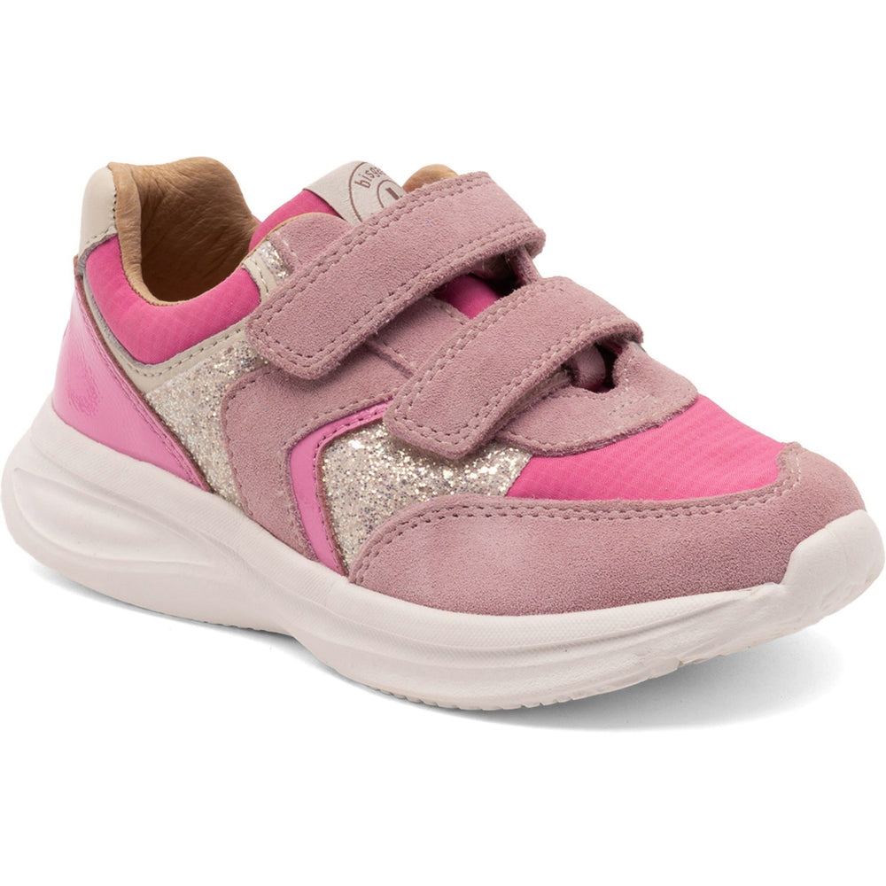 Køb Bisgaard Blush Glitter Yuki Glitter Velcro Sko