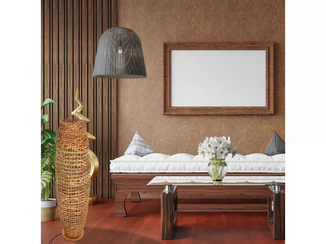 WELL HOME - Lampadaire SP Arena Naturel H 118