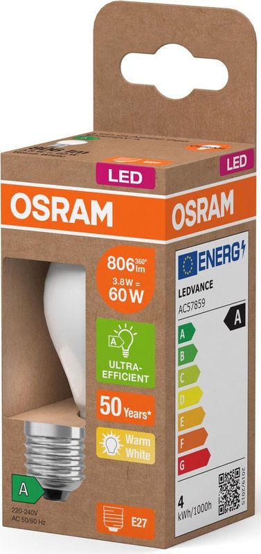 Osram - Led Classic - Energieklasse A - Energiezuinig - Decoratief