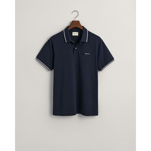 GANT Piqué Polo T-shirt, Evening Blue, S