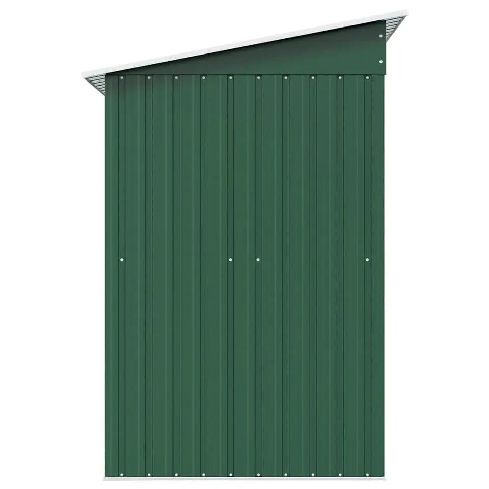 vidaXL - Tuinschuur - Groen - Staal