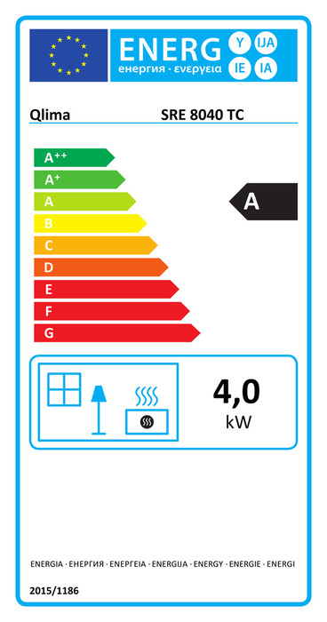 Qlima kaminovn SRE 8040 TC 4000 W