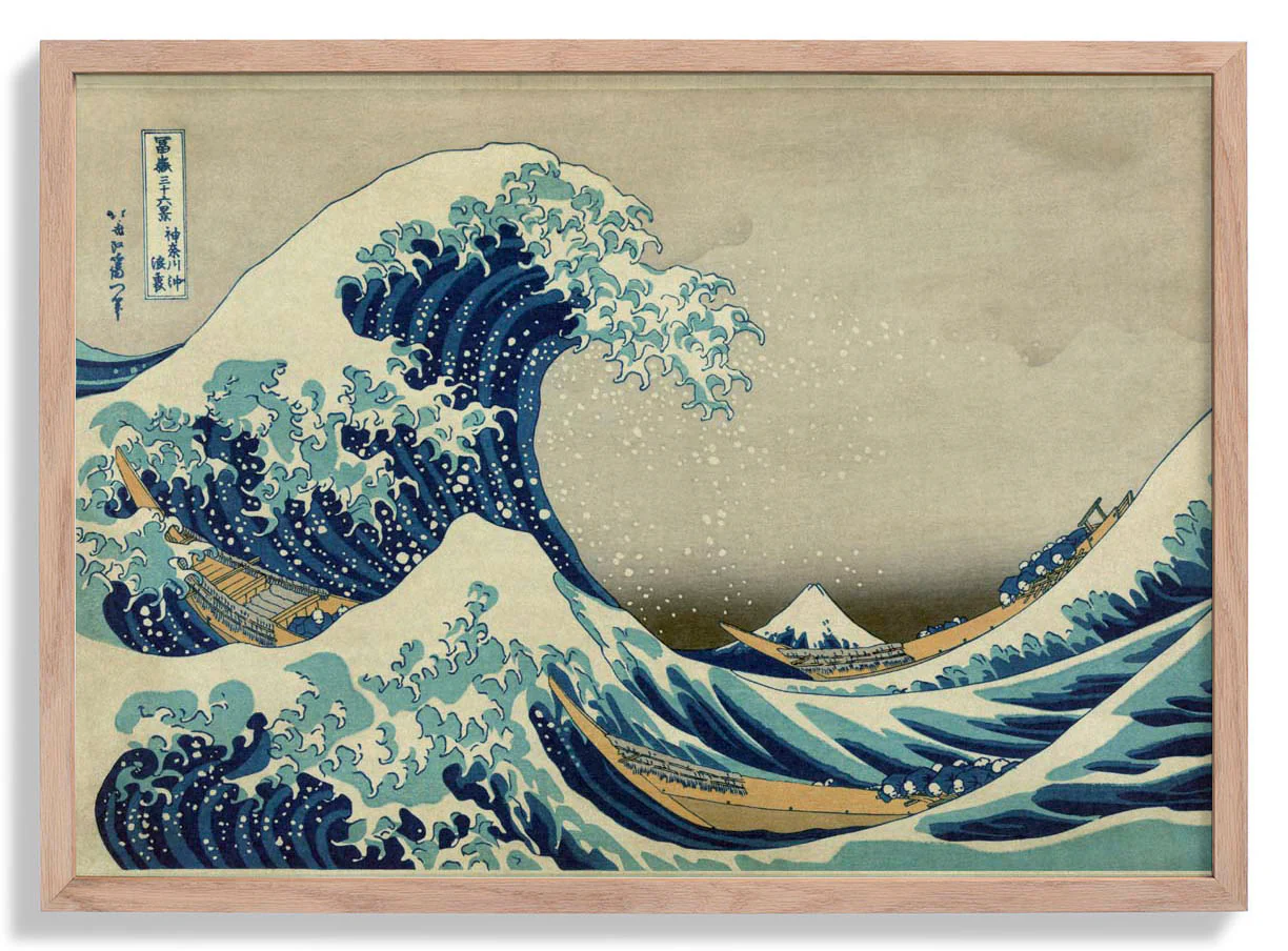Die große Welle von Kanagawa von Hokusai