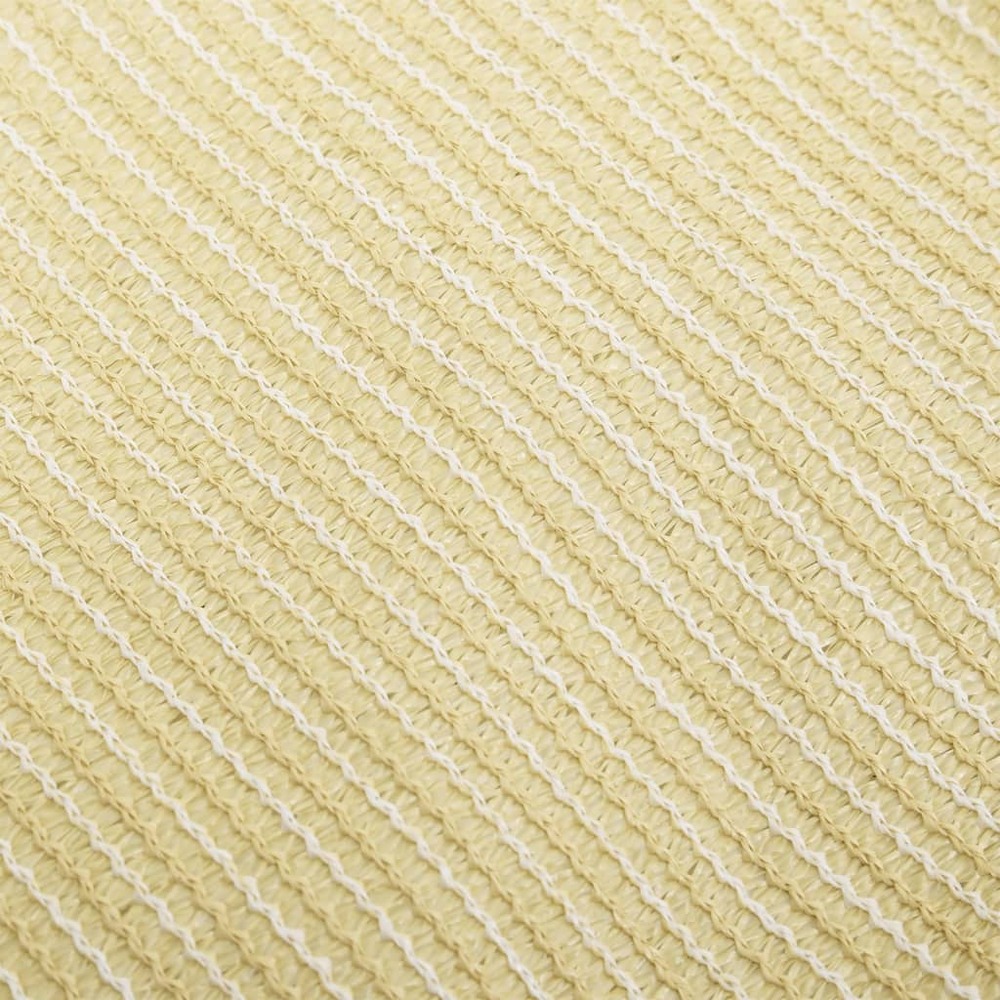 Voile d'ombrage parasol en pehd carré 3,6 x 3,6 m beige