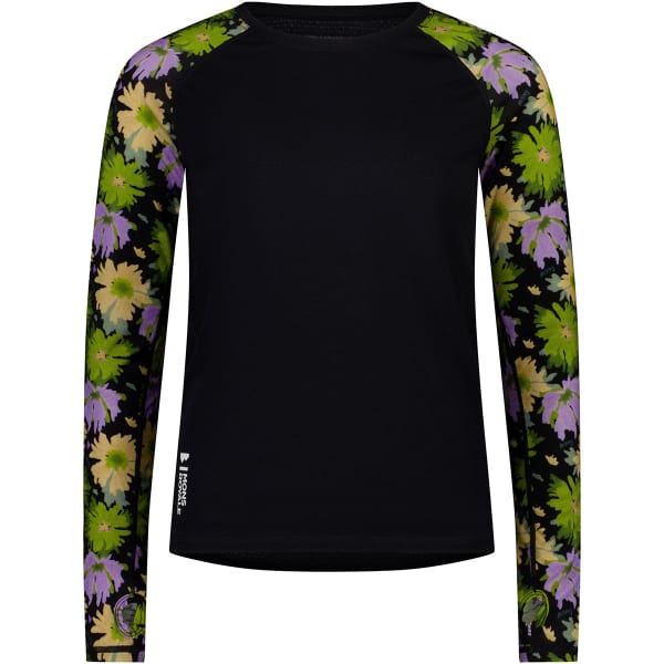 T-shirt thermique MONS ROYALE W BELLA TECH LS ALPINE BLOOM/BLACK