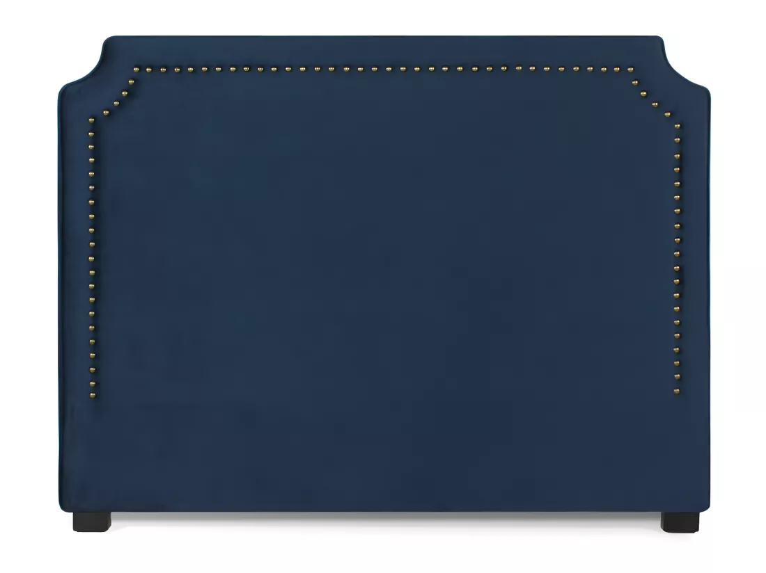 Tête de lit Diana Velours 160cm Bleu Foncé