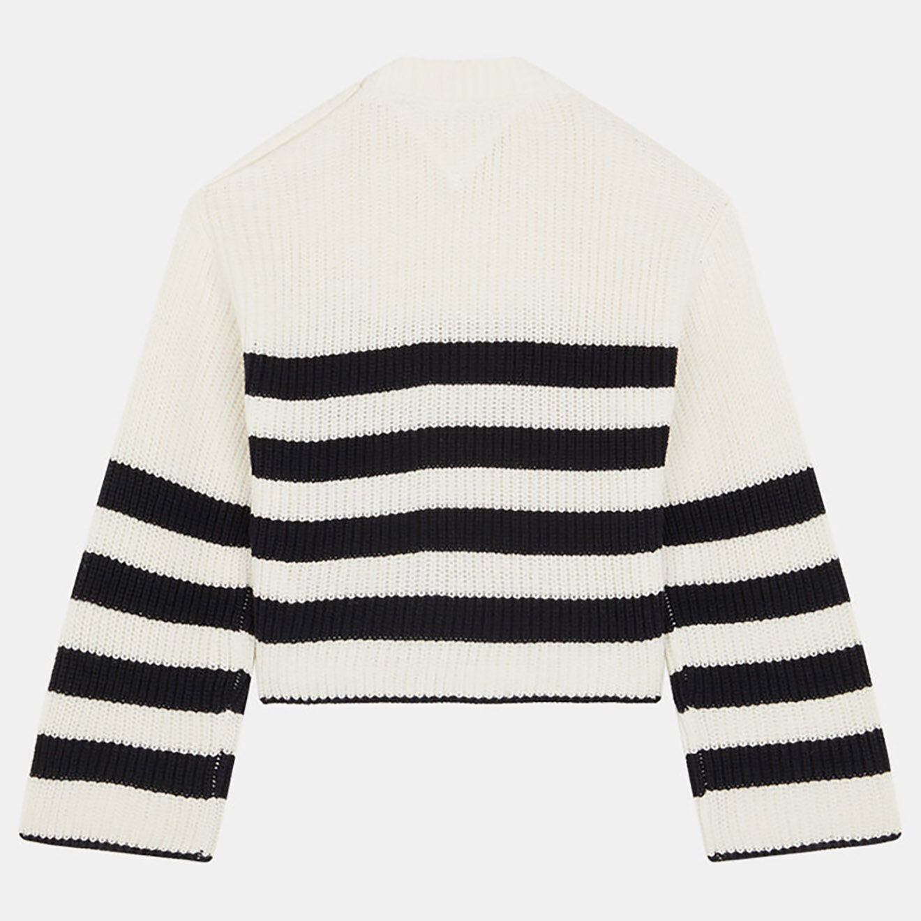Tommy Hilfiger Pull marinière blanc/noir
